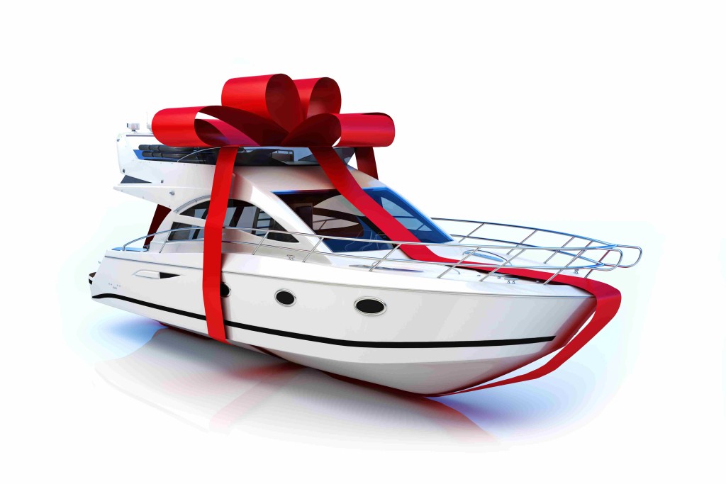 Gift of travel yacht